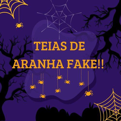 Teia De Aranha Halloween Fake Decoração Dia Das Bruxas - DM Variedades Imagem de Teia De Aranha Halloween Fake Decoração Dia Das Bruxas