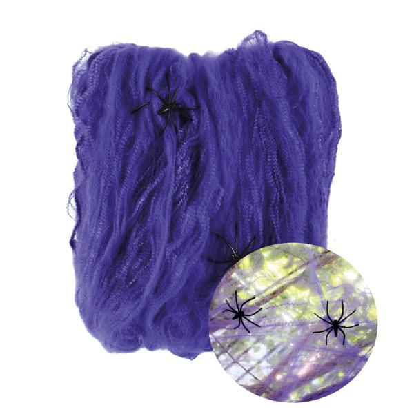 Imagem de Teia De Aranha Halloween Roxo