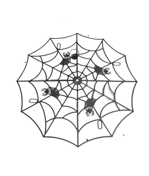 Imagem de Teia De Aranha Montável Decorativa Em Plástico 62Cm