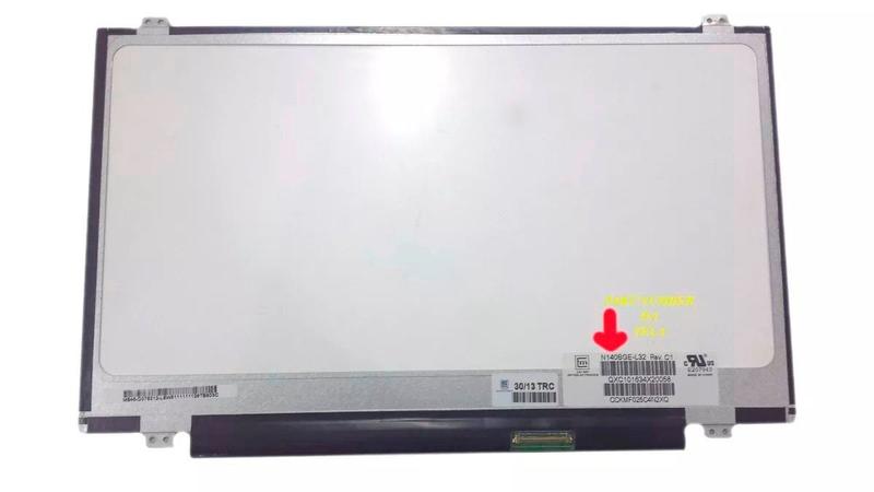 Imagem de Tela 14.0 Led slim de 40 pinos Compatível para Notebook Acer Acer Aspire 4810 TL14