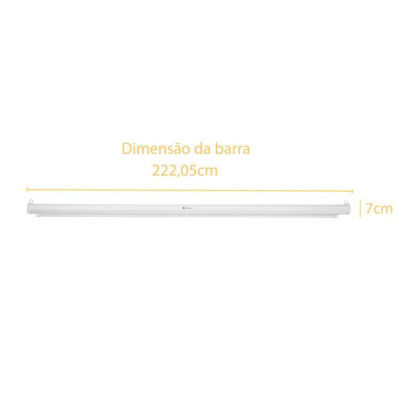 Imagem de Tela de Projeção Elétrica 200x150cm 127V  Goldentec