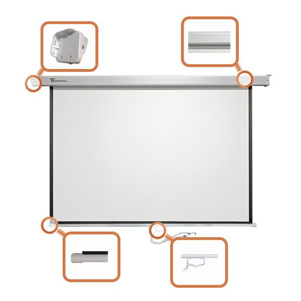 Imagem de Tela de Projeção Retrátil Manual Tbms084h (186 x 105 cm)
