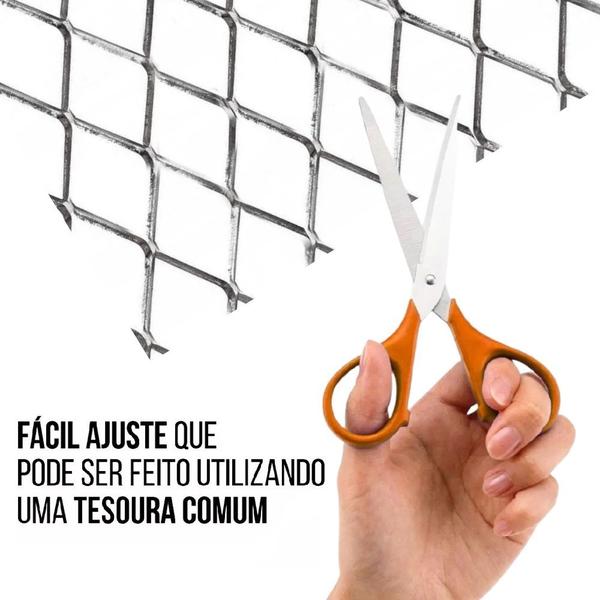 Imagem de Tela De Proteção Para Ralo Quadrado 20x20 Quintal Banheiro Anti Insetos Bichos