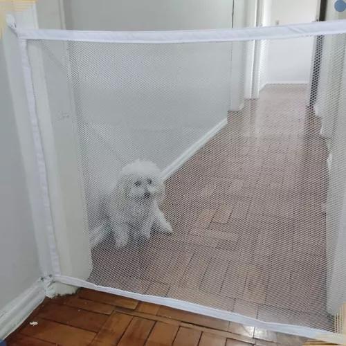 Imagem de Tela de Proteção Portão Cães Raça Pequena Pet 90 X 70cm