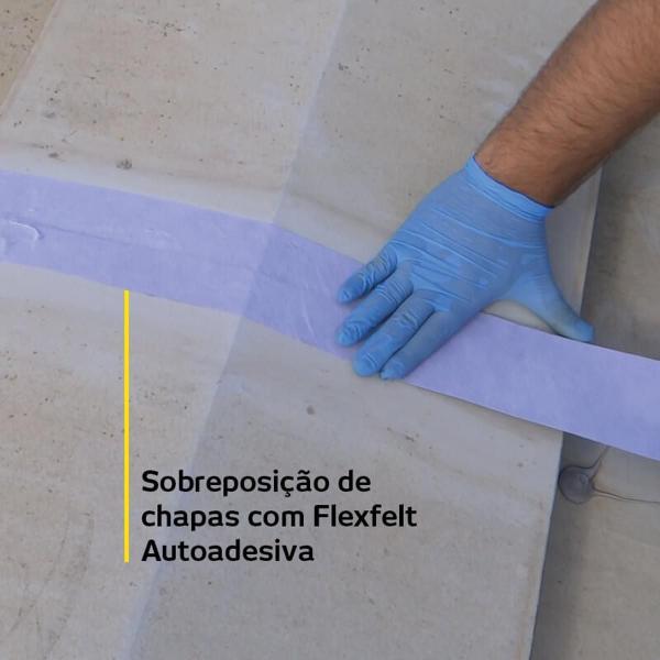 Imagem de Tela De Reforço Hard Flexfelt Autoadesiva 80Mm X 20M