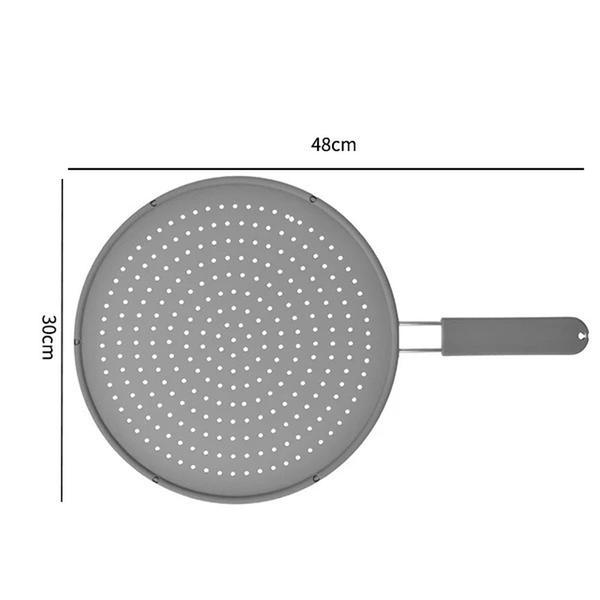 Imagem de Tela de Silicone para Respingos de Cozinha com Alça