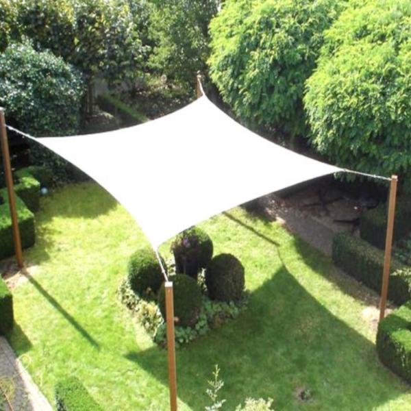 Imagem de Tela De Sombreamento Solar Shade 2x2m Cinza E Kit Instalação