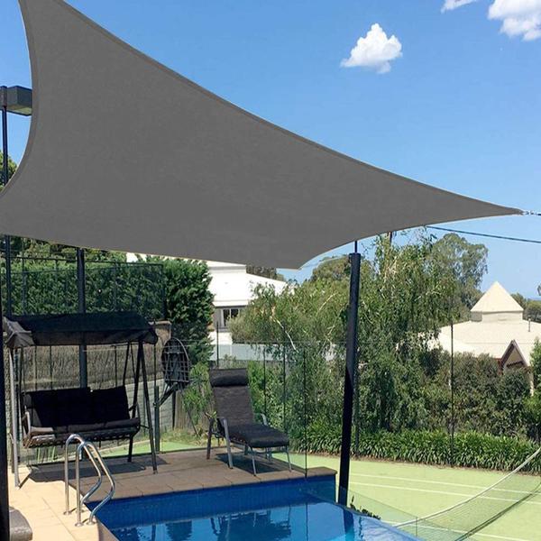 Imagem de Tela De Sombreamento Solar Shade 2x2m Cinza E Kit Instalação