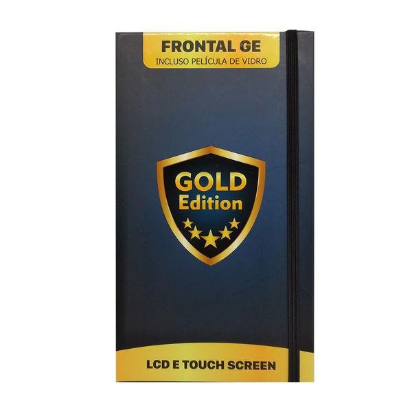 Imagem de Tela Display Frontal Compatível Moto G8 Power Lite C/ Aro Gold Edition