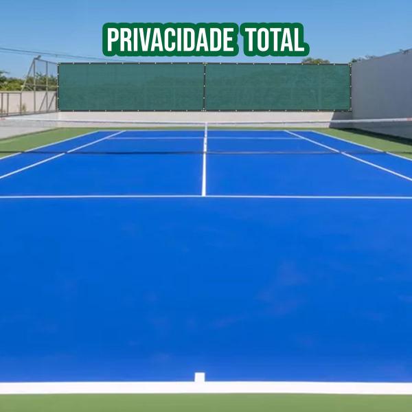 Imagem de Tela Fachadeira Para Privacidade E Proteção Verde - 1,8m X 20m