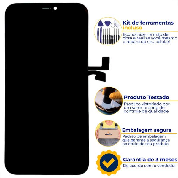 Imagem de Tela Frontal Lcd Compatível iPhone 11 Pro Max A2161 Preto