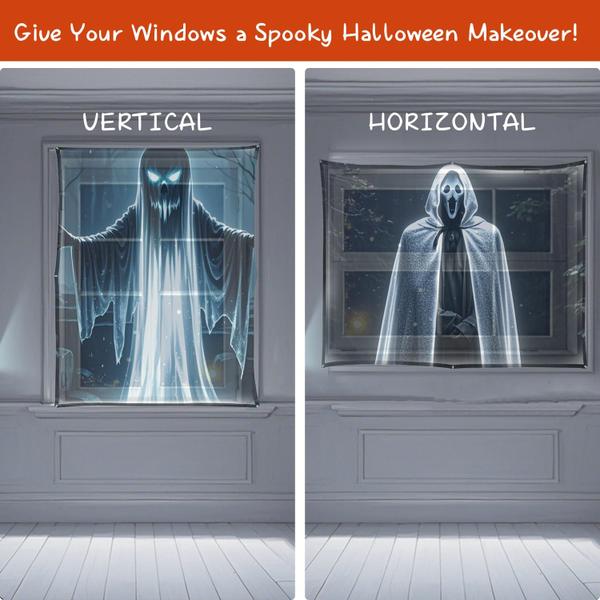 Tela holográfica do projetor traseiro Glnnk 50x89cm Halloween Imagem de Tela holográfica do projetor traseiro Glnnk 50x89cm Halloween