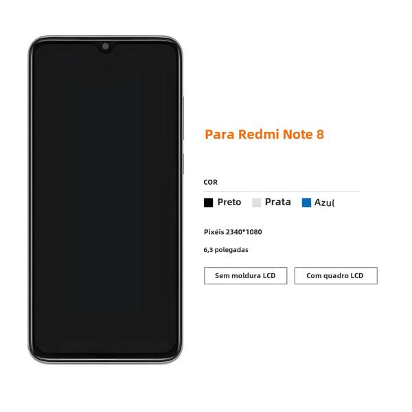 Imagem de Tela LCD e Touchscreen para Xiaomi Redmi Note 8 (M1908C3JH) - Kit de Reparo