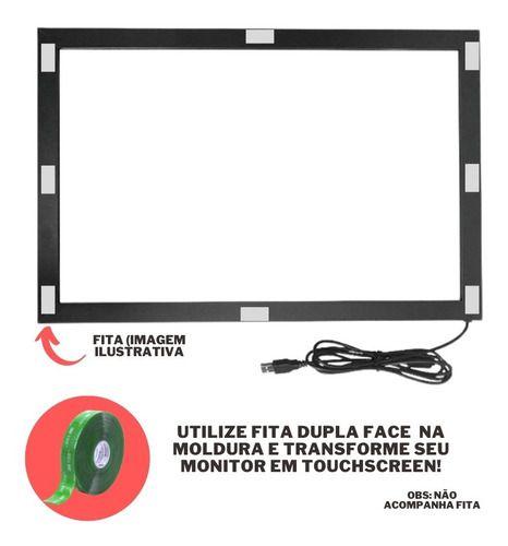 Imagem de Tela Moldura Touch Capacitiva P/ Monitor 17' 10 Toques 4:3