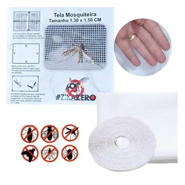 Imagem de Tela Mosqueteiro Proteção Janela Anti Inseto Contra Mosquito