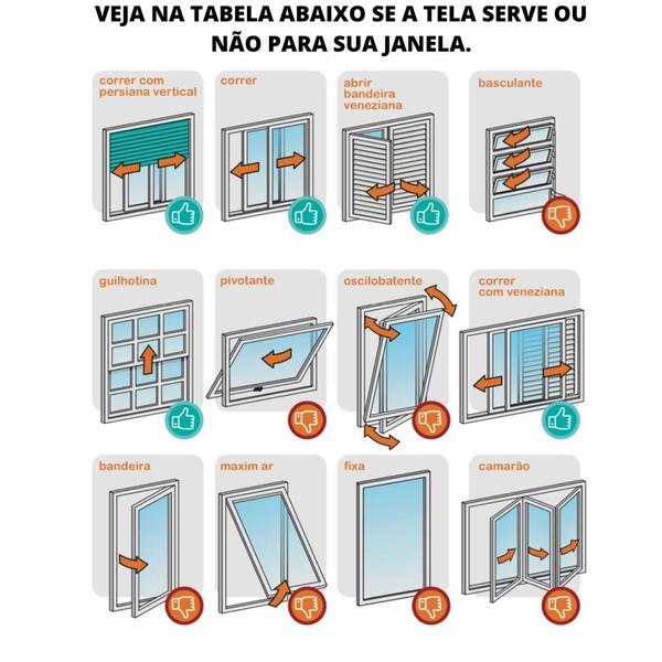 Imagem de Tela Mosquiteira em Alumínio com Altura regulável de 68 a 127cm e Largura 60cm - Kit C/ 2 Telas