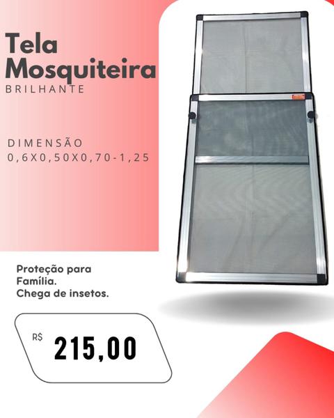 Imagem de Tela Mosquiteira Regulável / Ajustável - Brilhante 