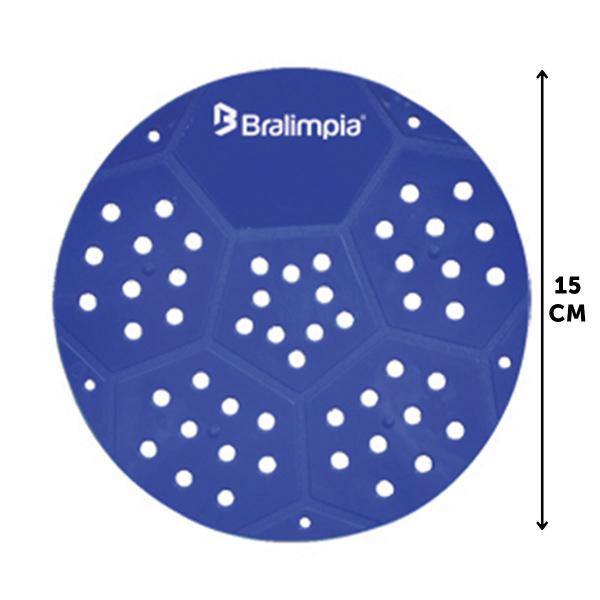 Imagem de Tela para banheiro mictorio bralimpia cor azul  15cm