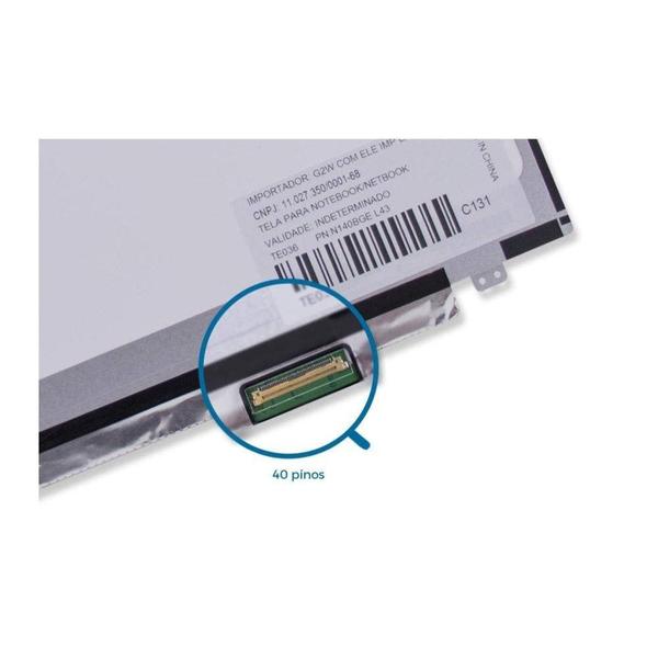 Imagem de Tela para Notebook bringIT compatível com Part Number Hb140wx1-300 B140xtn03.1 14" Brilhante