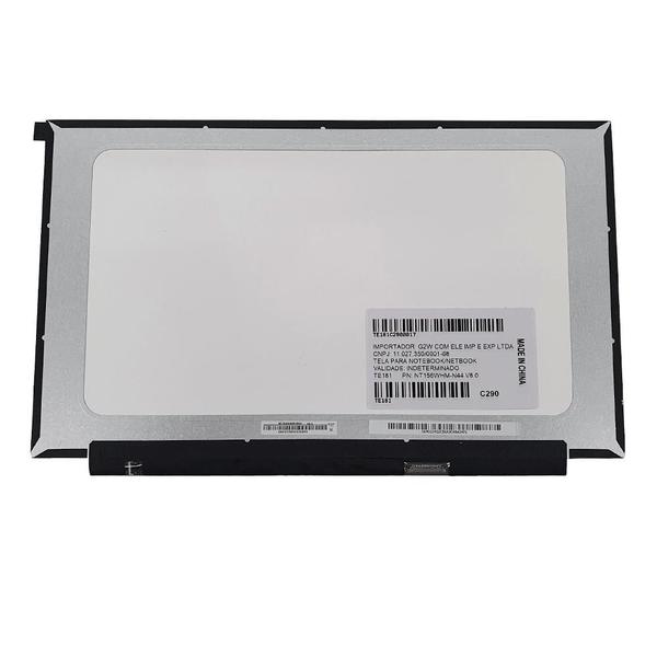 Imagem de Tela Para Notebook Tela Hd 15.6 Slim 30 Pinos N156hca-eba, N156hga-ea3 Rev.c1 Fosca