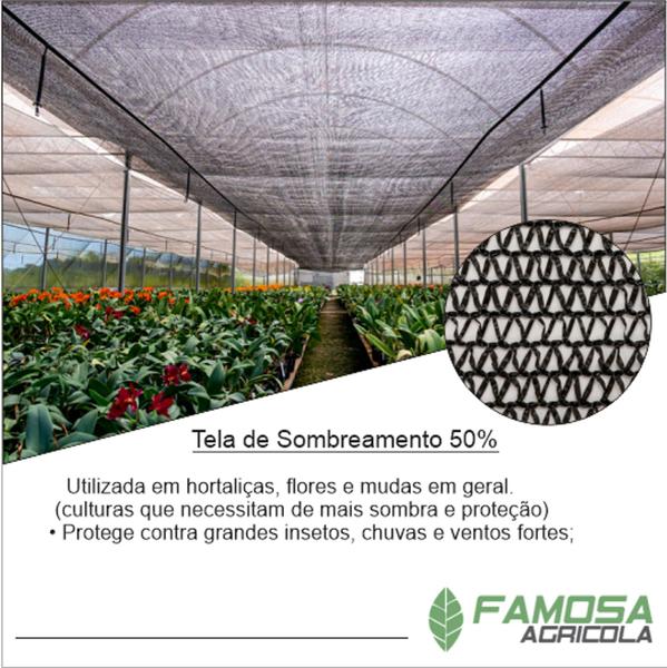 Imagem de Tela para proteção de orquídeas  50% 3x10