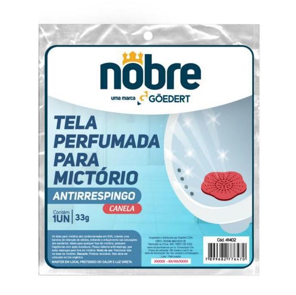 Imagem de Tela Perfumada Para Mictório Antirrespingo Canela (Vermelha)