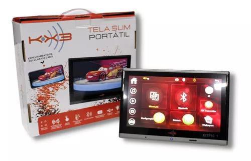 Imagem de Tela Portatil Automotivo Touch Screen Espelhamento Kx3 10.1