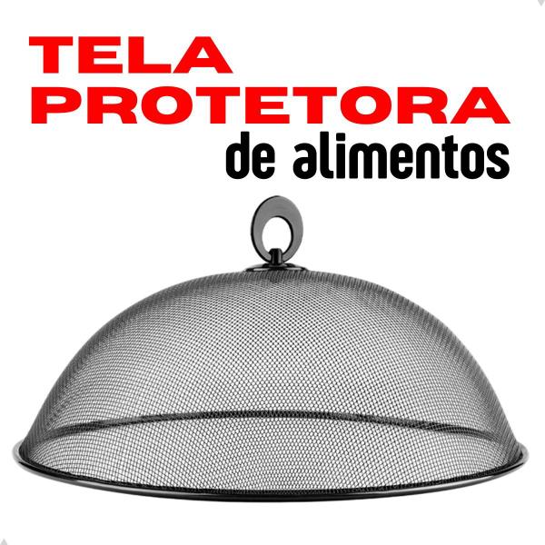 Imagem de Tela protetora alimentos metal 24,5cm