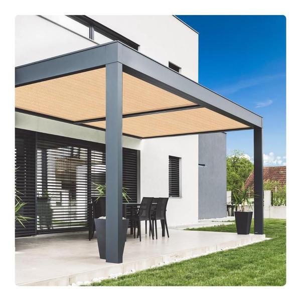 Imagem de Tela Shade Sombreamento Areia Multiuso 90% - 4x15 Mts