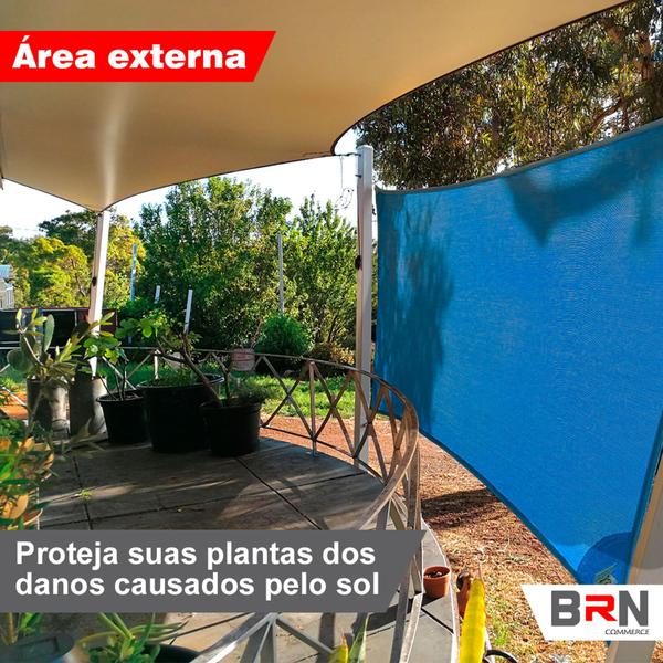 Imagem de Tela Shade Toldo Sombreamento Cores Cobertura 5x3 Metros + Kit De Instalação