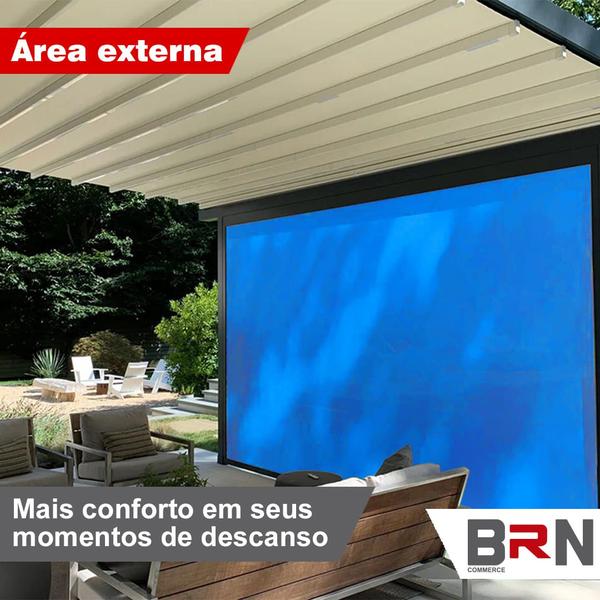 Imagem de Tela Sombreamento Decorativa  3x1 + kit Instalação