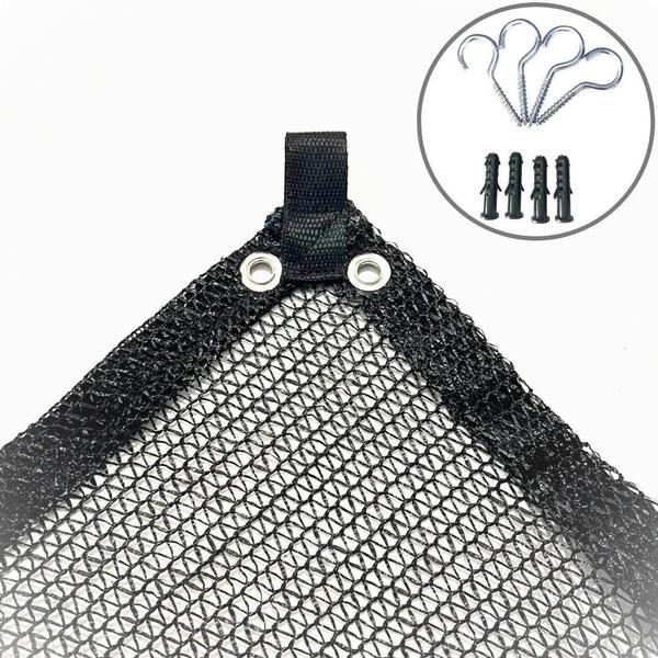 Tela Sombrite Hortas/Estufas 50% Preto 2X1 Bainha/Ilhós - Azvtelas&Sombrites Imagem de Tela Sombrite Hortas/Estufas 50% Preto 2X1 Bainha/Ilhós