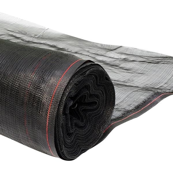 Imagem de Tela Sombrite Nylon 50 9x25m Preta Proteção e Sombreamento de Estufa Horta Flores Anti UV