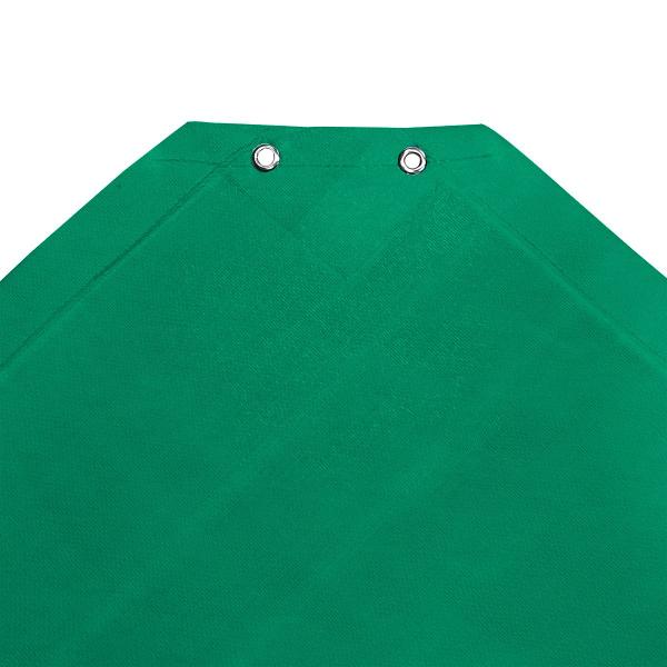 Imagem de Tela Sombrite Toldo Decorativa Verde Com Bainha e Ilhós 5x10m + Kit de Instalação