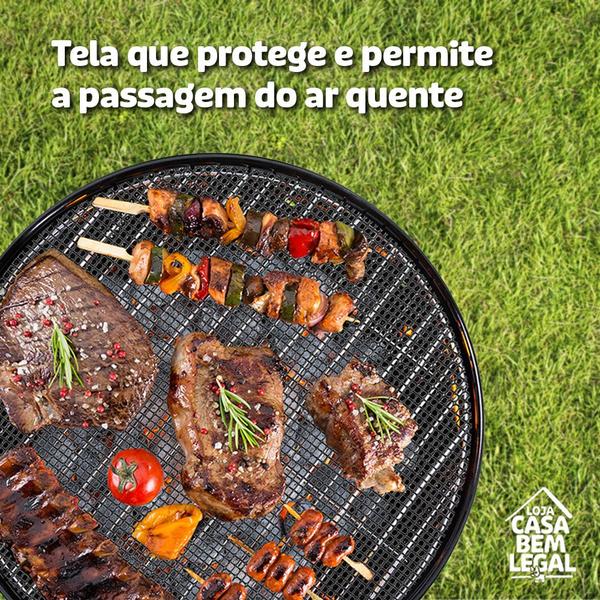 Imagem de Tela Tapete Grill Para Churrasqueira De Metal Flexível Forno