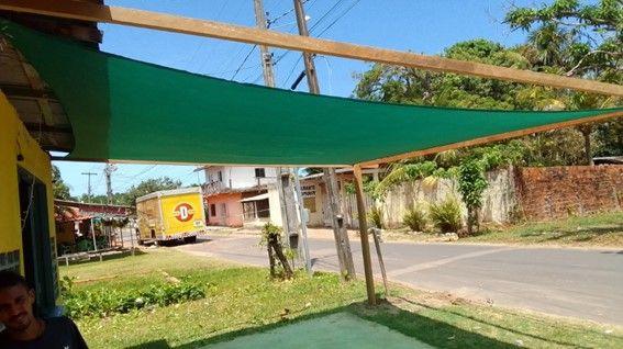 Imagem de Tela toldo shade sombreamento sombralux 5x3 verde