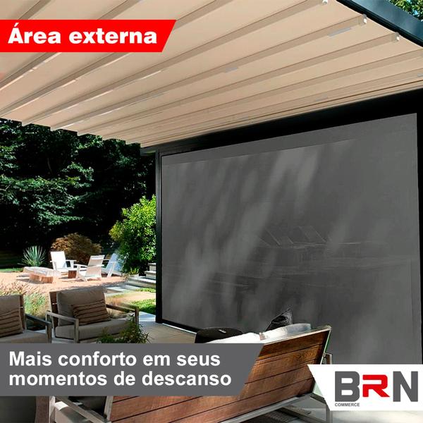 Imagem de Tela Toldo Sombreamento Cores Cobertura 2x2 Metros + Kit De Instalação