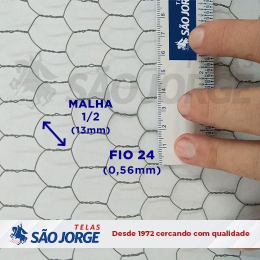 Imagem de Tela Viveiro São Jorge Fio 24 50x0,60m Nc