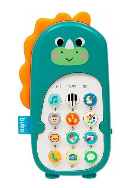 Imagem de Telefone bilingue buba  dino som musicas brinquedo bebe