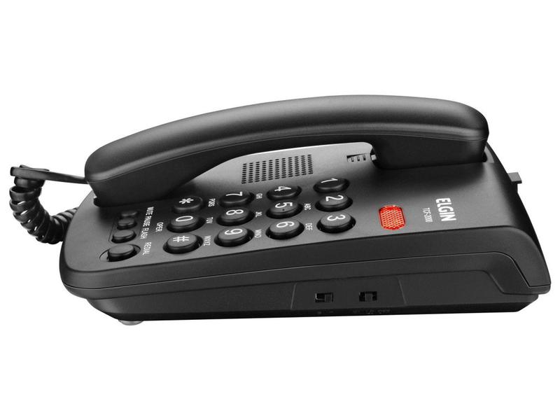 Imagem de Telefone com Fio Elgin TCF2000 - Chave Bloq. Preto