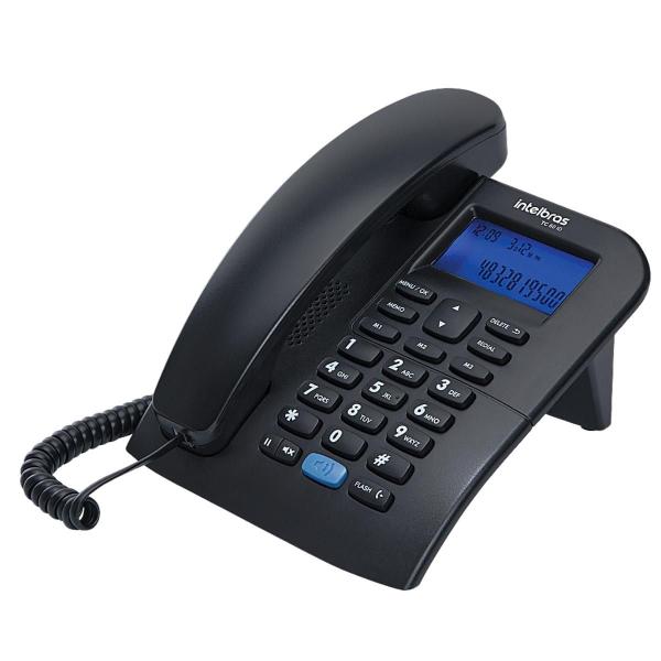 Imagem de Telefone com fio tc 60 id preto intelbras