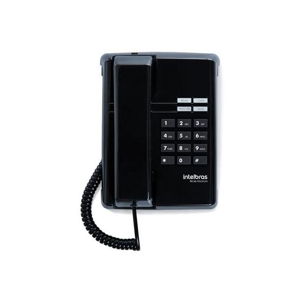 Telefone Fixo Com Fio Intelbras Tc 50 Premium Mesa Ou Parede Homologação: 40971309201 Imagem de Telefone Fixo Com Fio Intelbras Tc 50 Premium Mesa Ou Parede Homologação: 40971309201