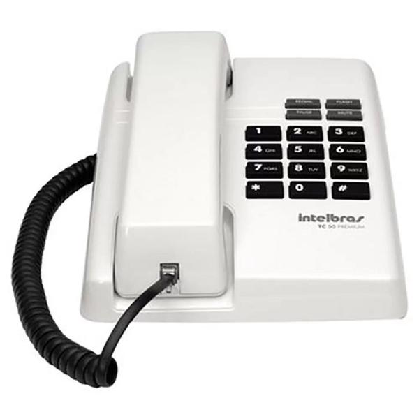 Imagem de Telefone Fixo com Fio TC 50 premium Branco Revenda Oficial