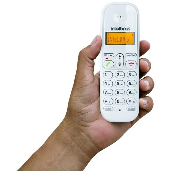 Imagem de Telefone Fixo Sem Fio Intelbras Branco TS 3110