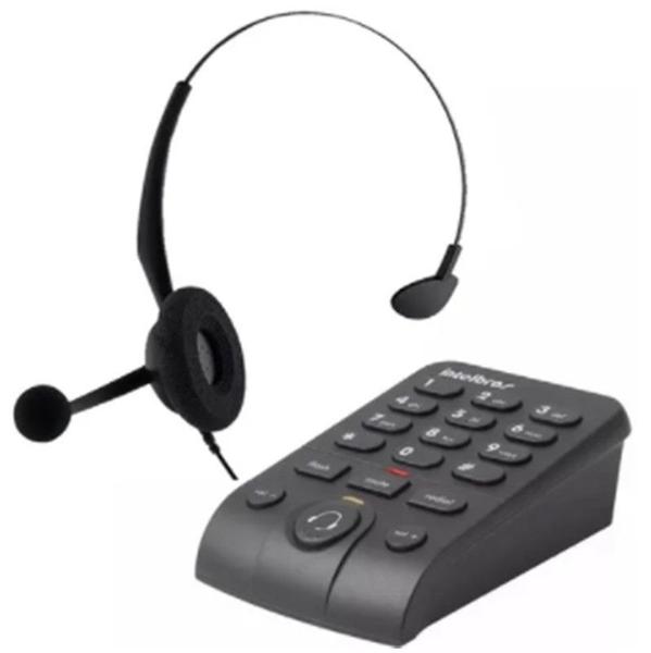 Imagem de Telefone Headset Telemarketing  Atendimento Recepção  Balção