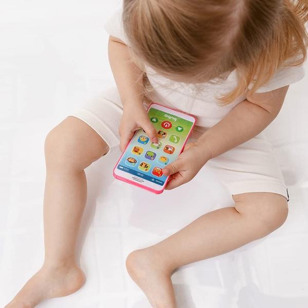 Imagem de Telefone Infantil Baby Phone Emite Sons Rosa Buba