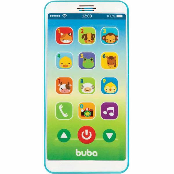 Imagem de Telefone Infantil com Sons - Celular Baby Phone - Azul - Buba