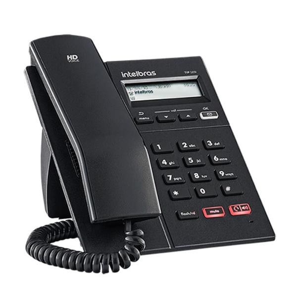 Imagem de Telefone Intelbras Ip Voip Tip 125i Display Viva-voz Preto