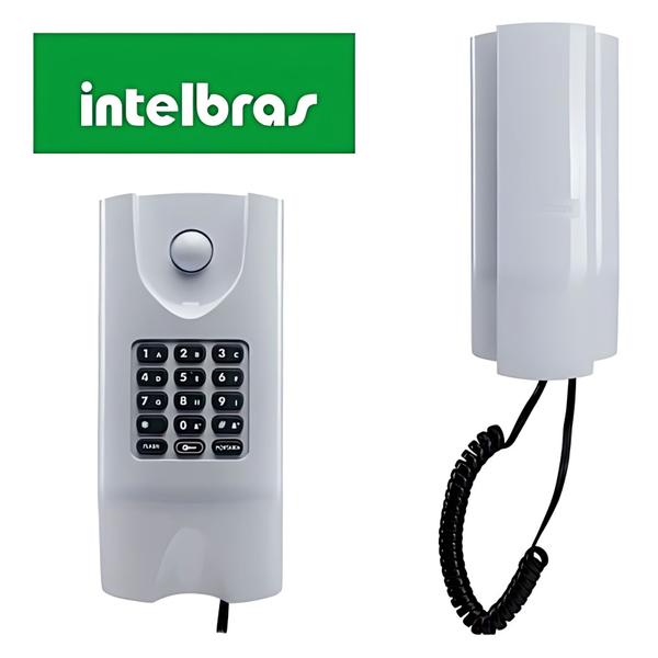 Imagem de Telefone Interfone Intelbras Apartamento Condominio Branco TDMI300