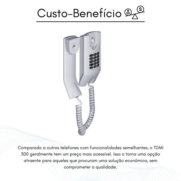 Imagem de Telefone Interfone Para Condominio Tdmi 300 Cor Branco Intelbras